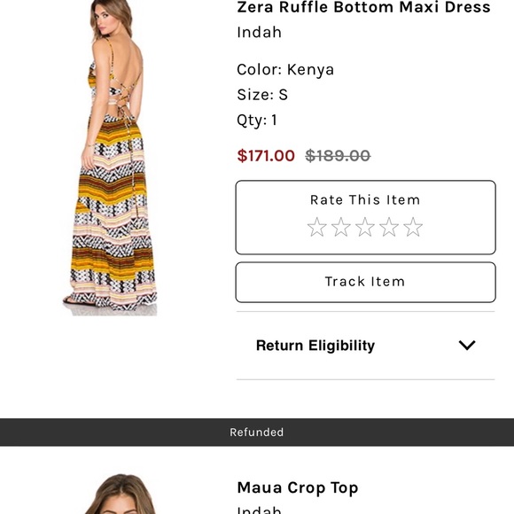 Indah backless long dress - Picture 2 of 8